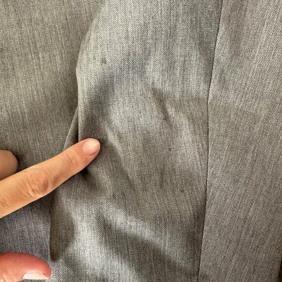 The Blk Tux Mens Size Medium Gray Blazer 2 Button Suit Jacket - Picture 8 of 11